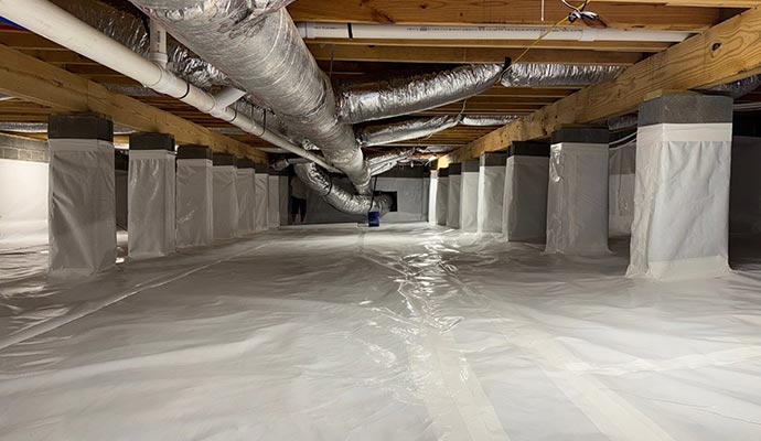 Crawl space waterproofing Crawl space waterproofing